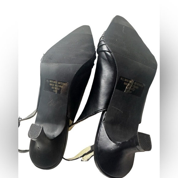 heels, Classique,brand, black color, number 10W - Picture 5 of 12